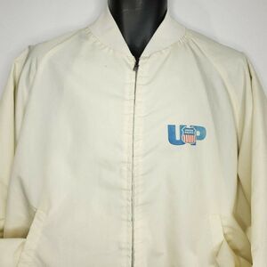 Vintage UP Union Pacific Bomber Jacket L Harringto